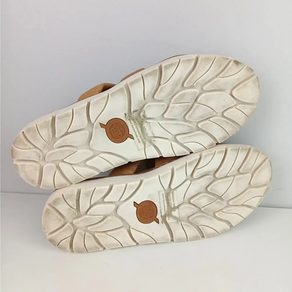 Born Women's SZ 8 Daisy Sandals Light Brown Sublimely Soft Padded Uppers